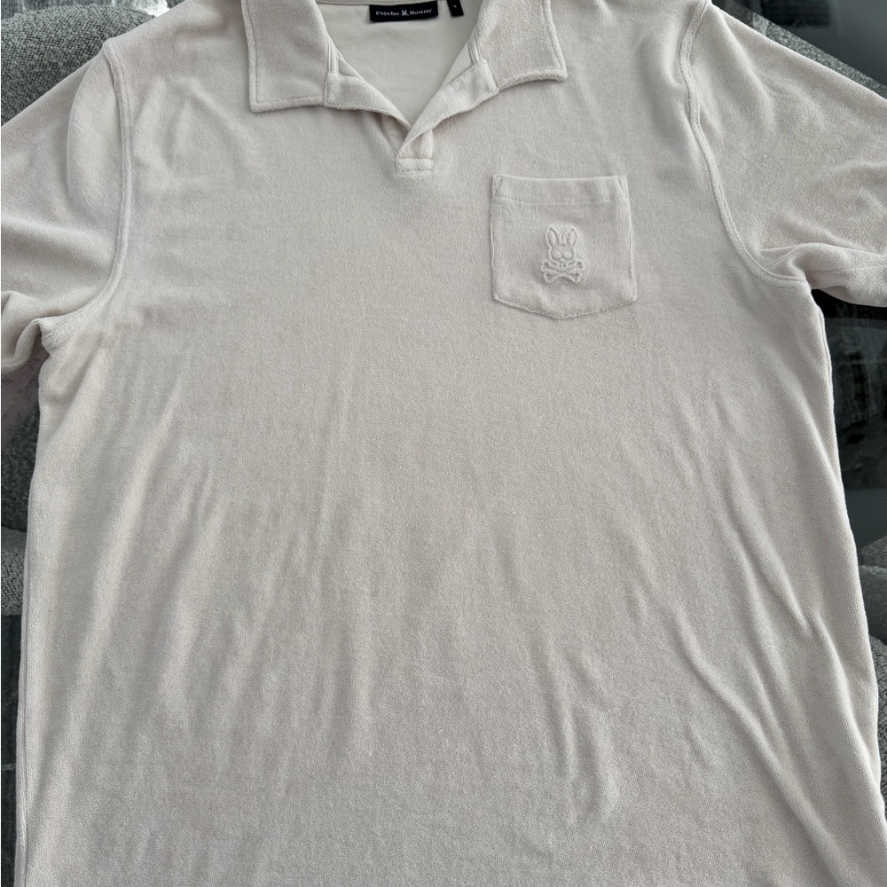 Psycho Bunny men’s towel terry shirt size 8